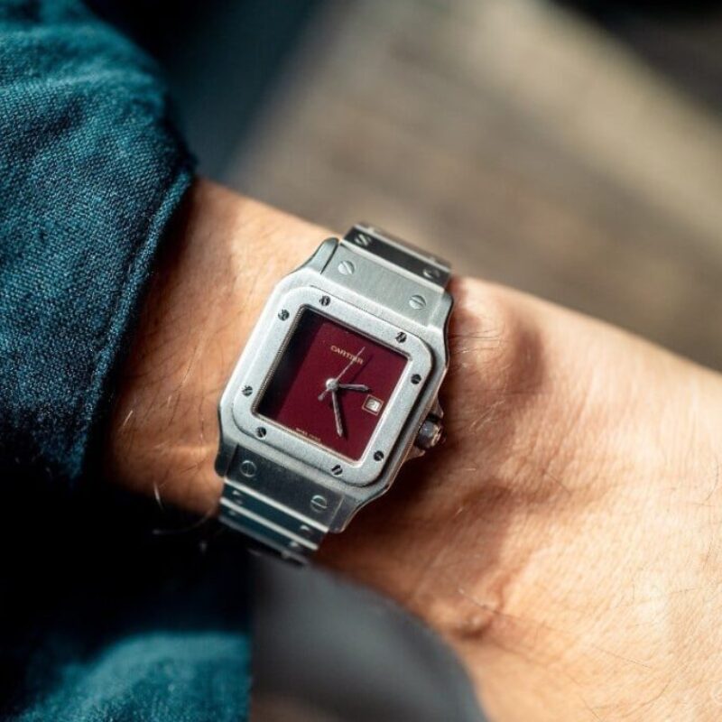 cartier-santos-carree-2960-burgundy-v0-7kemmvs9a5x91 cartier-santos-carree-2960-burgundy-v0-7kemmvs9a5x91